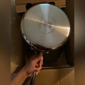 Olla de 3 -QT triplay con tapa coladora